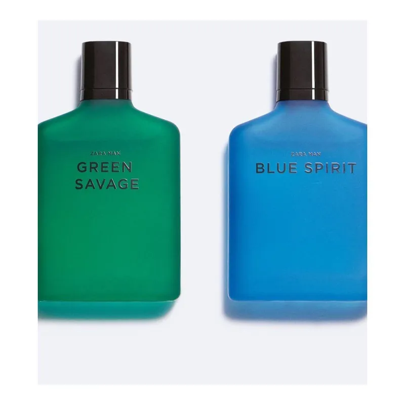 Zara Man Green Savage & Blue Spirit Set, EDT, 2 × 100 ml