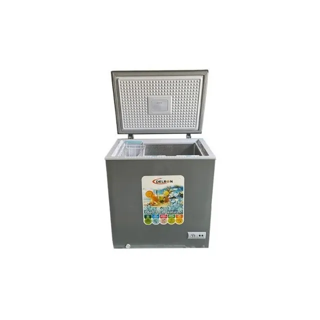 Delron DCF140h 140 Litres Chest Freezer -Grey