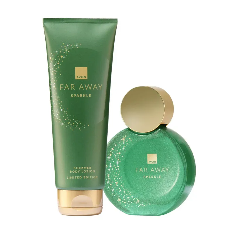 Avon Far Away Sparkle Fragrance & Body Lotion Set 175ml