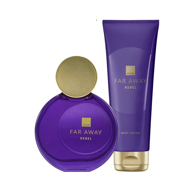 Avon Far Away Rebel Set of 50ML and 125ML Body Lotion