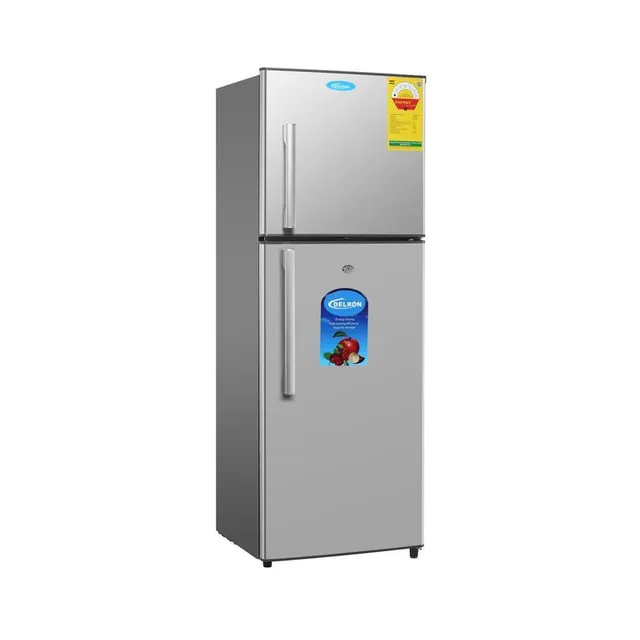 Delron 170 Litres Double Door Refrigerator for Home & Office – Silver