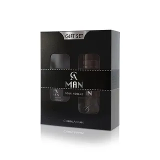 Chris Adams CA Man Perfume + Deodorant Gift Set ( 100ml EDP + 200ml Deodorant )