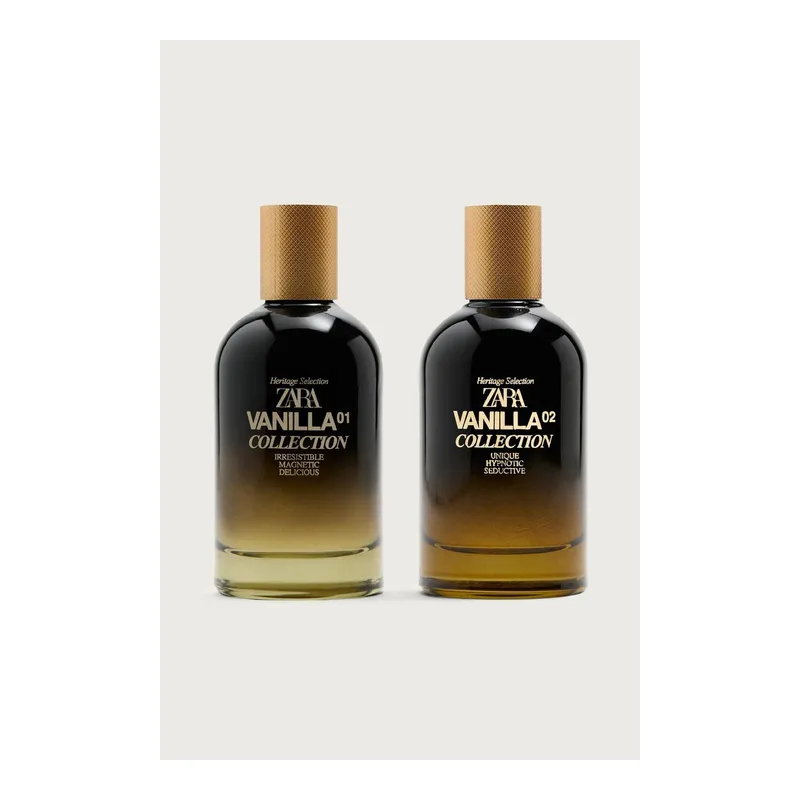 Zara Vanilla Collection 01 + 02 Cologne for Men Fragrance Set EDP Eau De Parfum 2x 100 ML