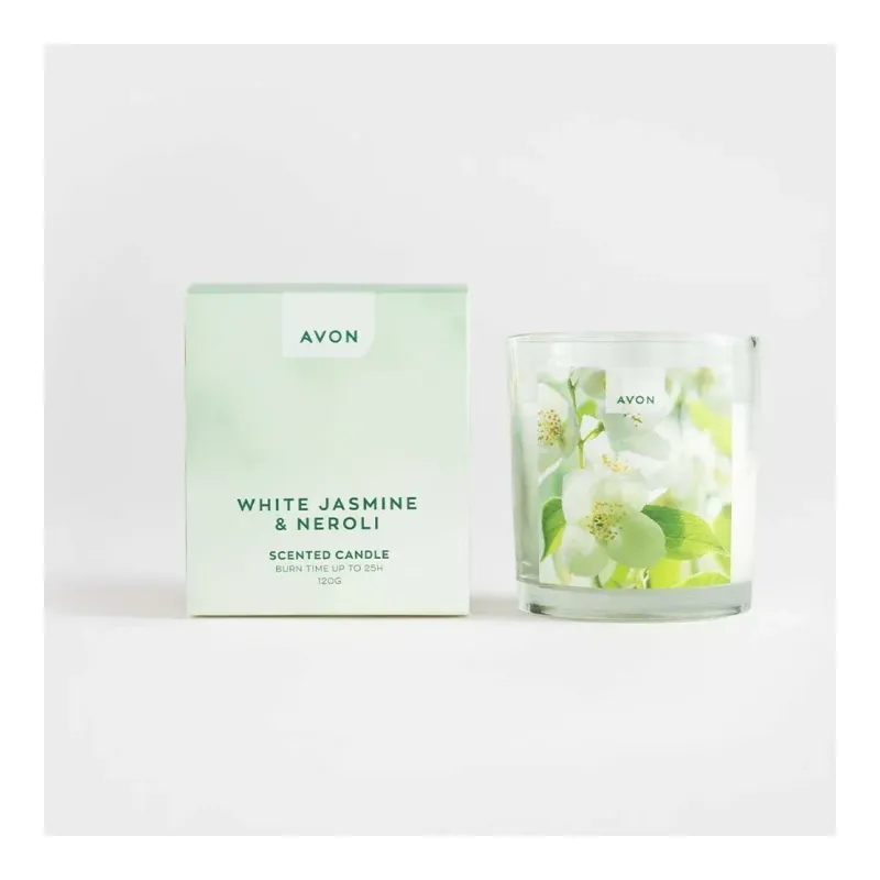 Avon White Jasmine and Neroli Small Candle