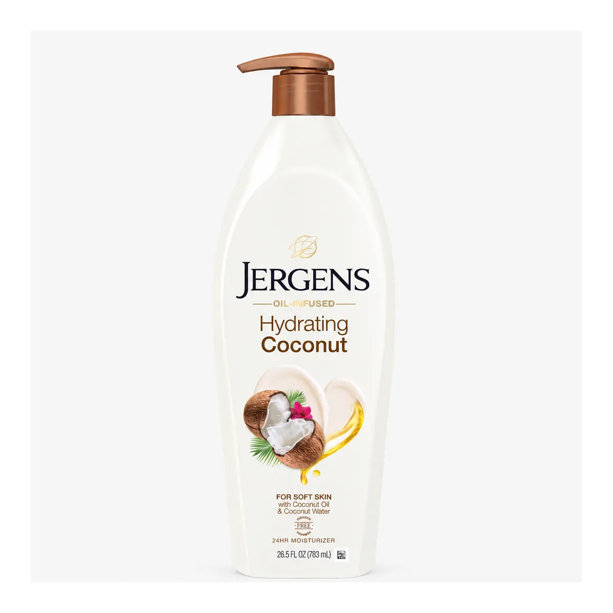 JERGENS®  Oil-Infused Hydrating Coconut Moisturiser-400ml